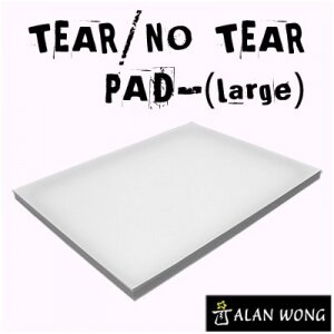 No Tear Pad (Large, 6X8, Tear/No Tear Alternating) by Alan Wong