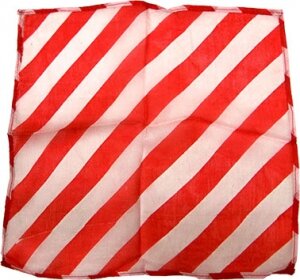 6" Zebra silk (RED & WHITE) by Uday